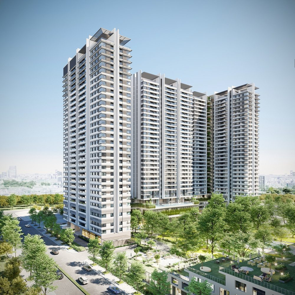 Phối cảnh tổng thể dự án Kingdom 101 Tô Hiến Thành tập đoàn Hoa Lâm làm chủ đầu tư