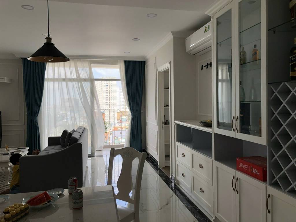 Phòng khách của Căn hộ chung cư Cho thuê tại Valéo Đầm Sen