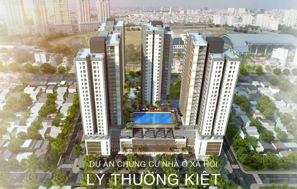 Phối cảnh dự án nhà ở xã hội Phú Thọ DMC 324 Lý Thường Kiệt Quận 10 TPHCM