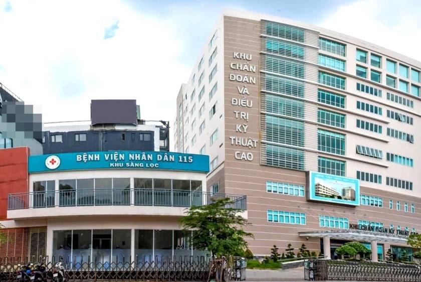 Bệnh viện Nhân dân 115 tiện ích ngoại khu dự án Hado Centrosa Garden Quận 10 trong bán kính 1km